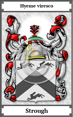 Strough Family Crest Download (JPG)  Book Plated - 150 DPI