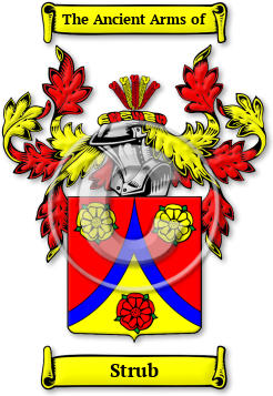 Strub Family Crest Download (jpg) Legacy Series - 150 DPI