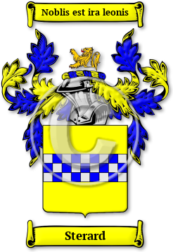 Sterard Family Crest Download (jpg) Legacy Series - 150 DPI