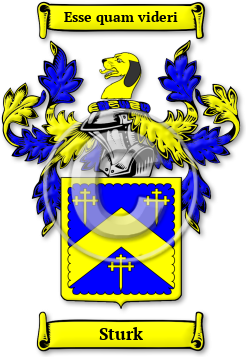 Sturk Family Crest Download (JPG) Legacy Series - 300 DPI