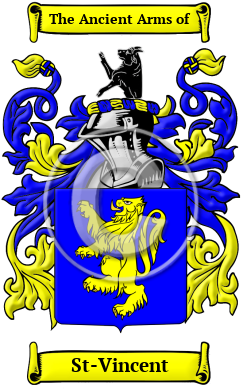 St-Vincent Family Crest Download (JPG) Heritage Series - 300 DPI