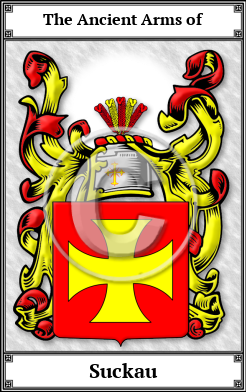 Suckau Family Crest Download (JPG)  Book Plated - 150 DPI