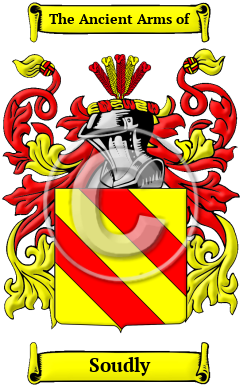 Soudly Family Crest/Coat of Arms