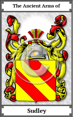 Sudley Family Crest Download (JPG)  Book Plated - 150 DPI