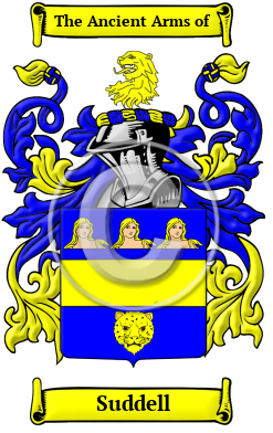 Suddell Family Crest/Coat of Arms