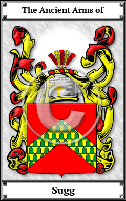 Sugg Family Crest Download (JPG)  Book Plated - 150 DPI