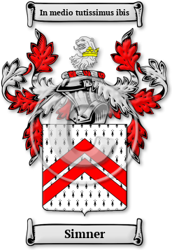 Simner Family Crest Download (jpg) Legacy Series - 150 DPI