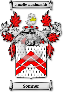 Somner Family Crest Download (jpg) Legacy Series - 150 DPI