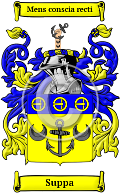 Suppa Family Crest/Coat of Arms