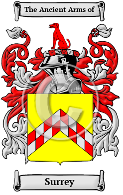 Surrey Family Crest/Coat of Arms