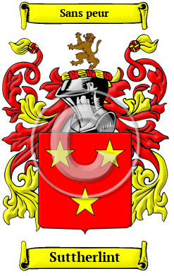 Suttherlint Family Crest/Coat of Arms