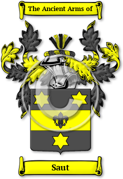 Saut Family Crest Download (jpg) Legacy Series - 150 DPI