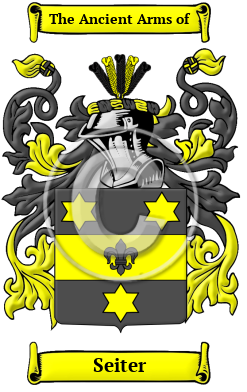 Seiter Family Crest/Coat of Arms
