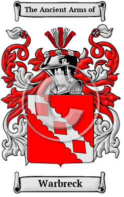Warbreck Family Crest/Coat of Arms