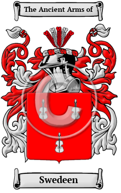 Swedeen Family Crest/Coat of Arms