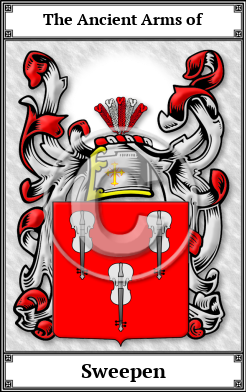 Sweepen Family Crest Download (JPG)  Book Plated - 150 DPI