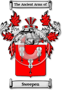 Sweepen Family Crest Download (jpg) Legacy Series - 150 DPI