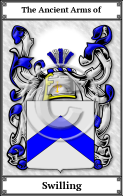 Swilling Family Crest Download (JPG)  Book Plated - 150 DPI