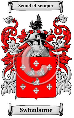 Swinnburne Family Crest/Coat of Arms