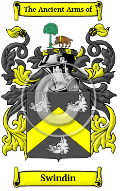 Swindin Family Crest/Coat of Arms