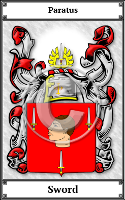 Sword Family Crest Download (JPG)  Book Plated - 150 DPI