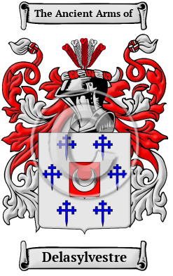 Delasylvestre Family Crest/Coat of Arms