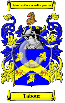 Tabour Family Crest Download (JPG) Heritage Series - 600 DPI