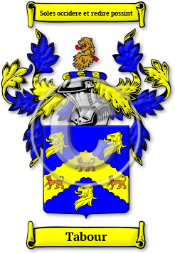Tabour Family Crest Download (JPG) Legacy Series - 600 DPI