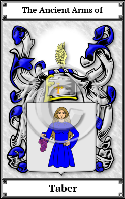 Taber Family Crest Download (JPG)  Book Plated - 150 DPI