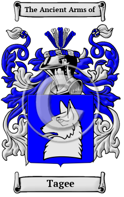 Tagee Family Crest/Coat of Arms