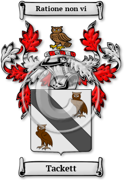 Tackett Family Crest Download (jpg) Legacy Series - 150 DPI