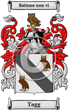 Tagg Family Crest/Coat of Arms