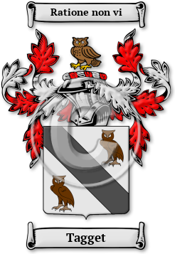 Tagget Family Crest Download (JPG) Legacy Series - 600 DPI
