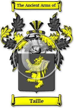 Taille Family Crest Download (jpg) Legacy Series - 150 DPI