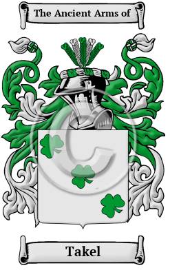 Takel Family Crest/Coat of Arms