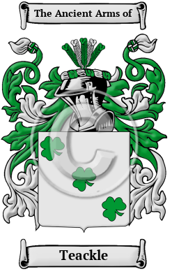 Teackle Family Crest/Coat of Arms