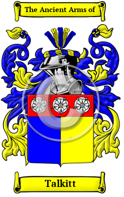 Talkitt Family Crest/Coat of Arms