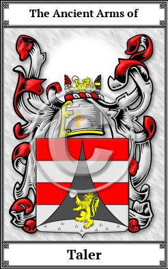 Taler Family Crest Download (JPG)  Book Plated - 150 DPI