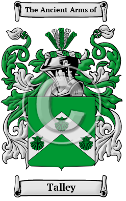 Talley Family Crest/Coat of Arms