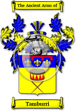 Tamburri Family Crest Download (JPG) Legacy Series - 600 DPI