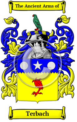Terbach Family Crest/Coat of Arms