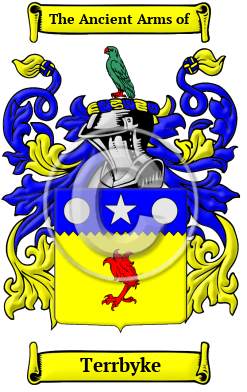 Terrbyke Family Crest/Coat of Arms