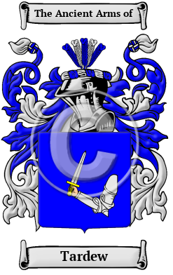 Tardew Family Crest/Coat of Arms