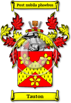 Tauton Family Crest Download (JPG) Legacy Series - 600 DPI
