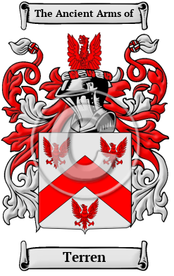 Terren Family Crest/Coat of Arms