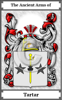 Tartar Family Crest Download (JPG)  Book Plated - 150 DPI