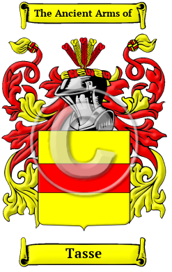 Tasse Name Meaning, Family History, Family Crest & Coats of Arms, Belgium