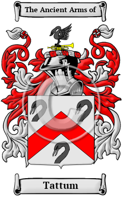 Tattum Family Crest/Coat of Arms
