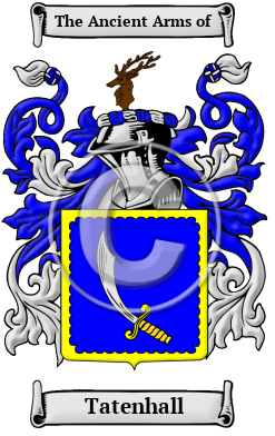 Tatenhall Family Crest/Coat of Arms