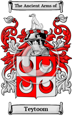 Teytoom Family Crest/Coat of Arms